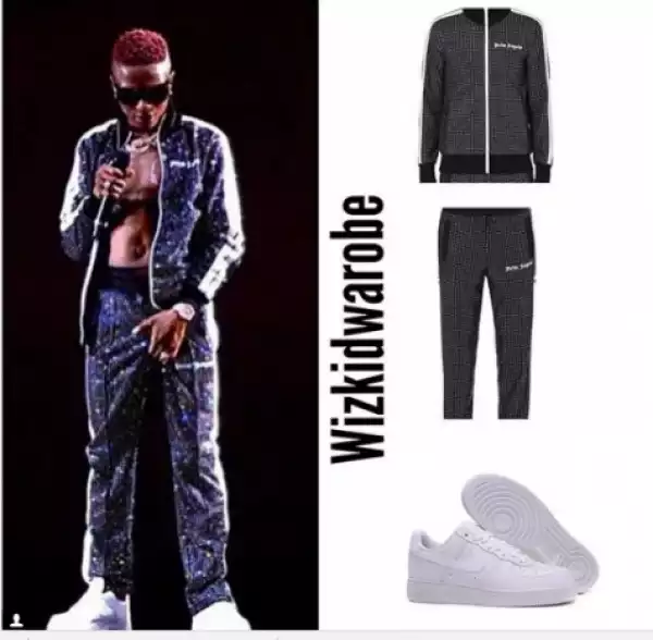 Wizkid Storms 02arena Stage Wearing Close to N3million Dress, Fans Reacts (photos)